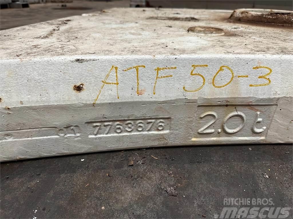 Faun ATF 50-3 counterweight 2 ton Diely a zariadenia žeriavov
