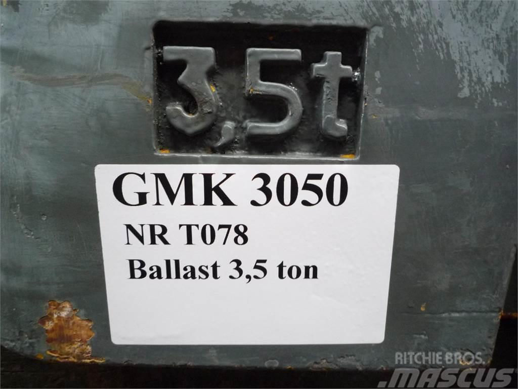 Grove GMK 3050 counterweight 3,5 ton Diely a zariadenia žeriavov