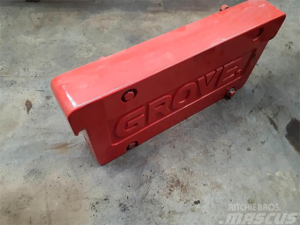 Grove GMK 5130-2 counterweight 1 ton Diely a zariadenia žeriavov