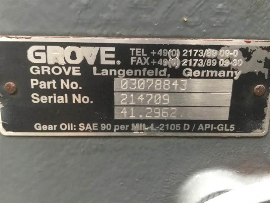 Kessler Grove GMK 3055 diff box axle nr 1 Diely a zariadenia žeriavov