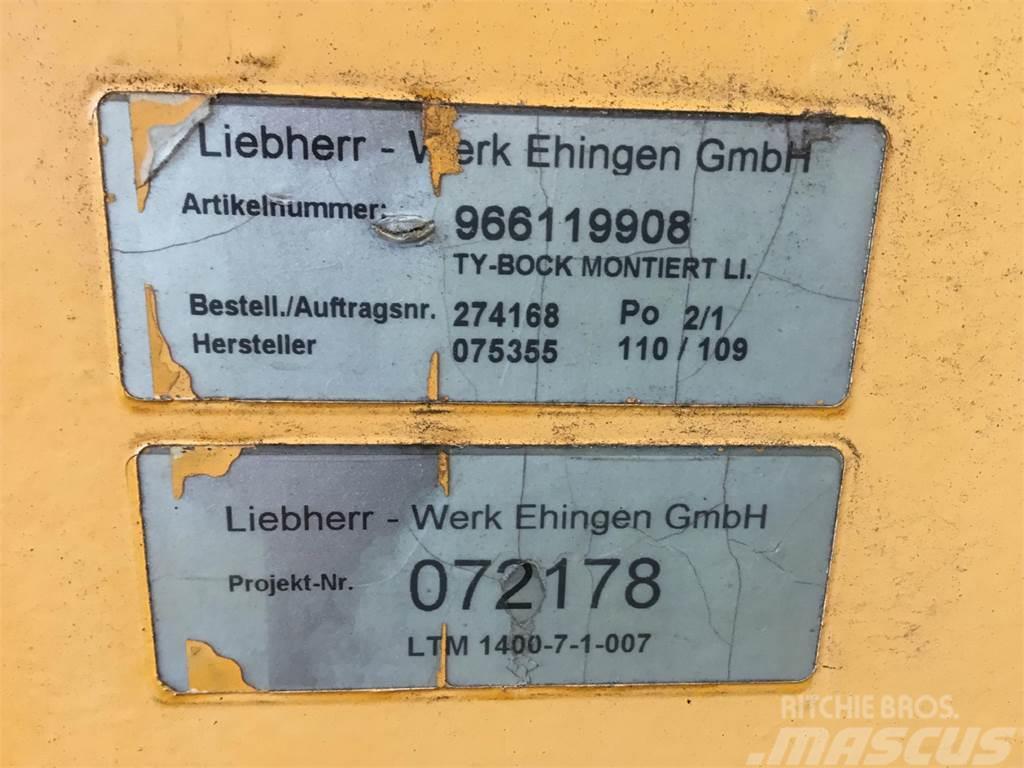 Liebherr LTM 1400-7.1 TY-bracket left pre-ass Diely a zariadenia žeriavov