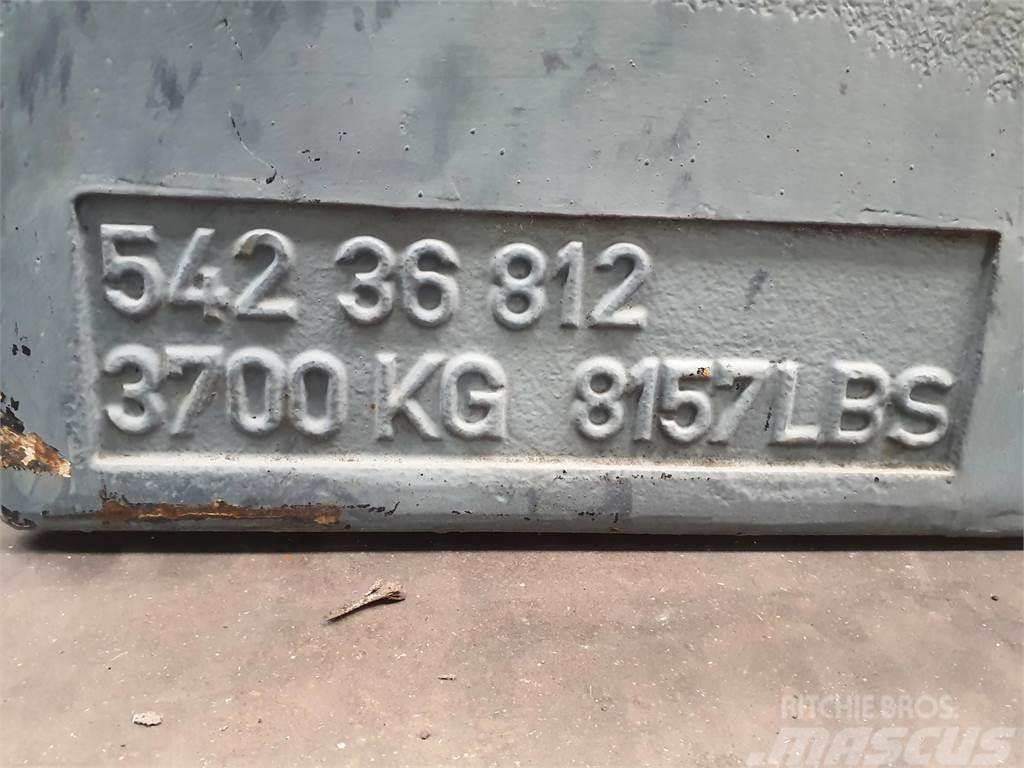 Terex Demag Challenger 4200 counterweight 3.7 Ton Diely a zariadenia žeriavov