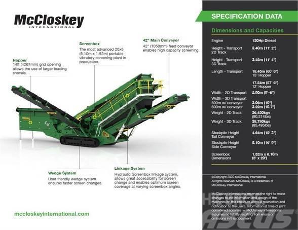 McCloskey S190 3DT Triedičky