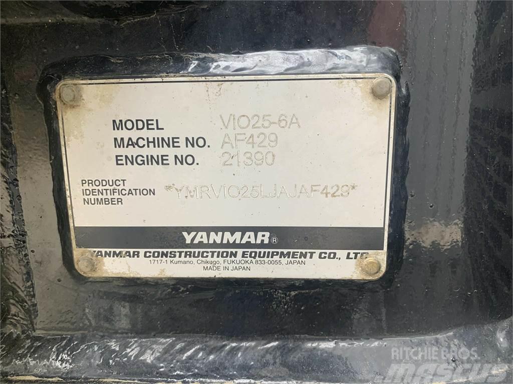 Yanmar VIO25-6A Pásové rýpadlá