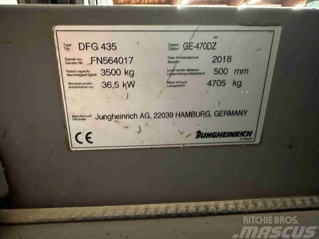 Jungheinrich DFG 435 - TRIPLEX 4,7 m Dieselové vozíky